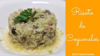 RISOTO DE COGUMELOS  RECEITA LOW CARB  MARI SAADE [upl. by Drahnreb]