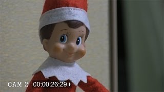 Security cameras catch Elf on a Shelf moving in office [upl. by Deirdre]