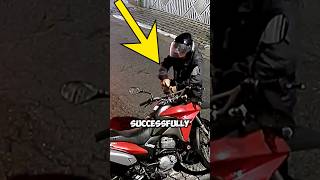 Thief Starts and Rides Off on Motorcycle in 20 Seconds shorts [upl. by Athalee126]