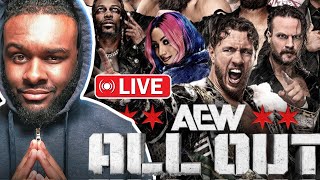 AEW ALL OUT 2024 LIVE REACTION [upl. by Adnarrim414]