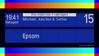 Clapham Junction announcements on platforms 34131415 [upl. by Bonar]