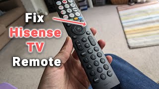 Hisense TV Remote Not Working  Buttons Broken  No Control Use this Fix [upl. by Dwyer]