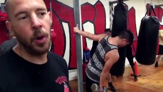 Strength and conditioning with Brandon Krause  working on shoulder [upl. by Liuqa]