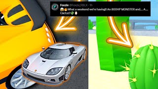 🔥A New Koenigsegg Is Coming This Weekend in Car Dealership Tycoon NEW LEAK cardealershiptycoon [upl. by Felicio801]