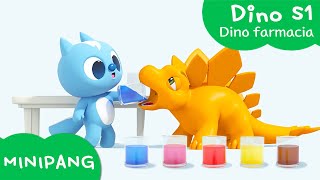 Aprende las colores con MINIPANG  dino S1  Dino farmacia➕  MINIPANG TV 3D Play [upl. by Ramsdell70]