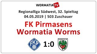 Zusammenfassung FK Pirmasens  Wormatia 10 04052019 [upl. by Nylirac]