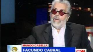 C5N MUNDO CASELLA  FACUNDO CABRAL  PARTE 2 [upl. by Nogaem]