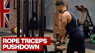 Rope Triceps Pushdown [upl. by Naleag716]