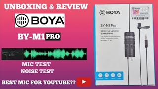 BOYA ByM1 pro  Best Lapel Microphone Unboxing amp Review  For Smartphone amp DSLR  BoyaM1 Pro [upl. by Innavoj]