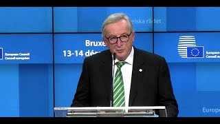 EU Juncker zu Brexit und Katastrophenschutz [upl. by Felicdad]