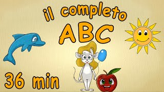 ABC canzone per bambini  36 minuti  il completo ABC [upl. by Mellar41]