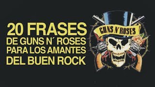 20 Frases de Guns N’ Roses para los amantes del buen rock 🎸 [upl. by Anirhtak]