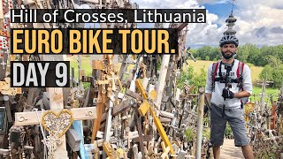 Hill of Crosses in Lithuania  Euro Bike Tour  Day 9 [upl. by Mosnar657]