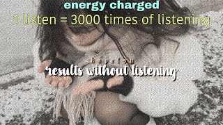 3k layers quotfull results without listeningquot ☆ subliminal booster use with caution [upl. by Kronfeld]