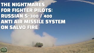 S300 amp S400 Russian Anti Air Missile Systems on Salvo Fire [upl. by Ystap]