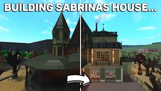 BUILDING SABRINAS MANSION IN BLOXBURG [upl. by Asiul]