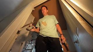 Part 2 Plastering Bathroom Ceiling [upl. by Isiah]