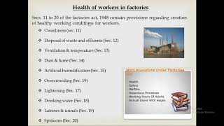 Safety provisions under the Factories act 1948 [upl. by Thanh]