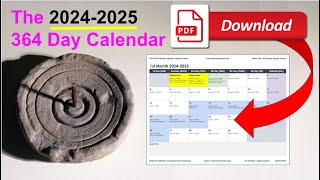 20242025 Key of David 364 Day Calendar PDF Download Ready [upl. by Nnylidnarb724]