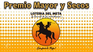 🟠 Resultado PREMIO MAYOR Y SECOS Loteria del META Miercoles 24 de Abril de 2024 [upl. by Verge]