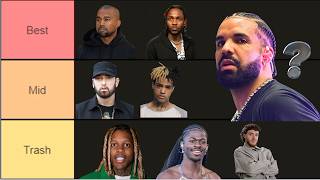 Best 2024 Rapper Tier List Ranking Every Rapper 90s  2024 [upl. by Artair]