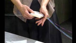 Tablet Weaving How to make a continuous warp [upl. by Atsyrk]