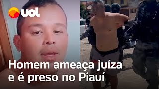 Homem é preso após ameaçar matar juíza em vídeos Matar ou morrer [upl. by Assilym198]