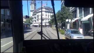 VBZ ZÜRICH TRAM  Linie 2 Bahnhof Tiefenbrunnen  Farbhof [upl. by Iong]