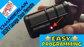 Chamberlain 953EV Garage Door Opener Remote Programming Video [upl. by Rangel]