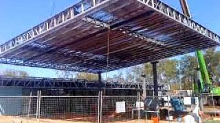 Herne Hill Welding Service  Raise canopy at Caltex Luddenham NSW [upl. by Reeva]