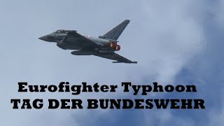 Loud EUROFIGHTER Display  TAG DER BUNDESWEHR 2017 in Faßberg [upl. by Ericksen144]