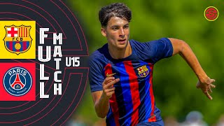 FULL MATCH Barcelona  Paris Saint Germain U15 KDB Cup 2023 [upl. by Nirrek]