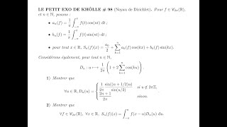 LE PETIT EXO DE KHÔLLE 98 [upl. by Santa14]