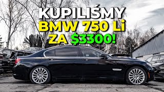 Kupiliśmy BMW 750 Li za 3300 z USA [upl. by Ecirtnas13]