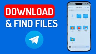 How to Download Files From Telegram amp How to Find Downloaded Files [upl. by Ahseenal208]