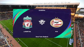 Liverpool U21 vs Jong PSV Eindhoven 21082024 U21 Premier League International Cup PES 2021 [upl. by Lux]