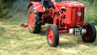 Hanomag Two Stroke diesel tractor [upl. by Emelyne238]