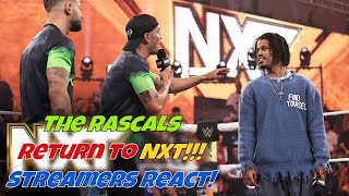 Streamers React  The Rascals return to NxT wwe tna nxt [upl. by Anyaled]