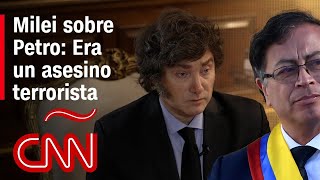 Milei trató a Petro de quotasesino terroristaquot y desató crisis diplomática entre Argentina y Colombia [upl. by Moreta]