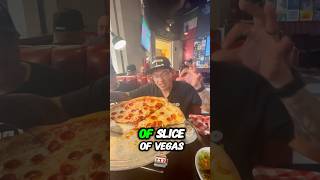 Feeding Strangers in LasVegas 🤣 Pizza Funny [upl. by Ymorej]