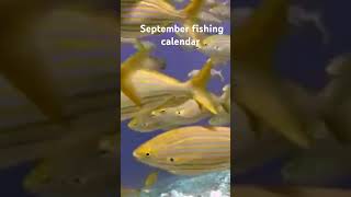 fishing calendar for September [upl. by Hendry335]