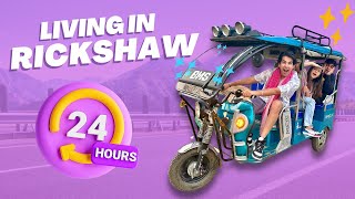 Living in Auto Rickshaw for 24 hours  Rimorav Vlogs [upl. by Shu]