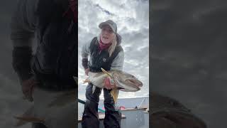 EMILY CATCHING GIANTS ON KAMUCHAWIE outpost laketrout bakersnarrowslodge [upl. by Belvia]