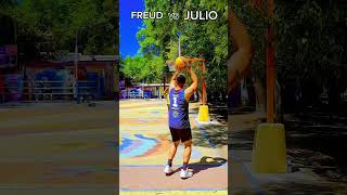 Concurso de triples 🎯🏀 con julioruizmx•Part1 basketball basket viral challenge [upl. by Cj]