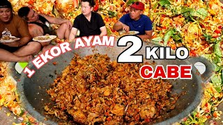 1 KILO AYAM RW DENGAN 2 KILO CABE TERPEDAS [upl. by Ditter786]