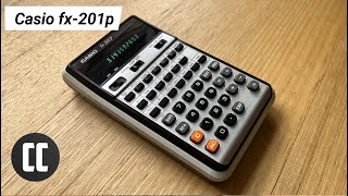 Casio fx201p Programmable Calculator from 1976 [upl. by Aisek946]