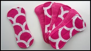 StepbyStep Sewing Reusable Fabric Panty Liners [upl. by Gherardo]