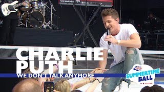 Charlie Puth  We Dont Talk Anymore Live At Capital’s Summertime Ball 2017 [upl. by Jaycee]