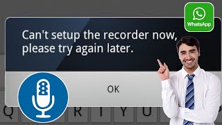Perbaiki WhatsApp Tidak dapat mengatur perekam sekarang silakan coba lagi nanti Di WhatsApp [upl. by Fitton350]