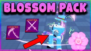 NEW HOW TO GET NEW BLOSSOM PACK  SHOWCASE IN BLADE BALL  Blade Ball [upl. by Bruyn]